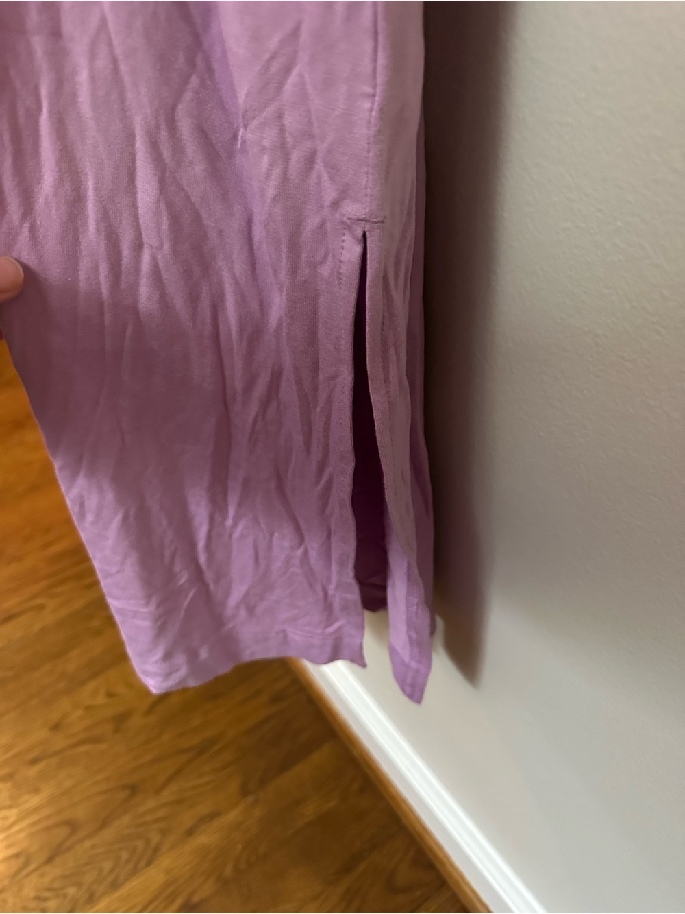 Time and Tru Tie-Front Maxi Dress Lavender XXL NWT - Picture 8 of 11